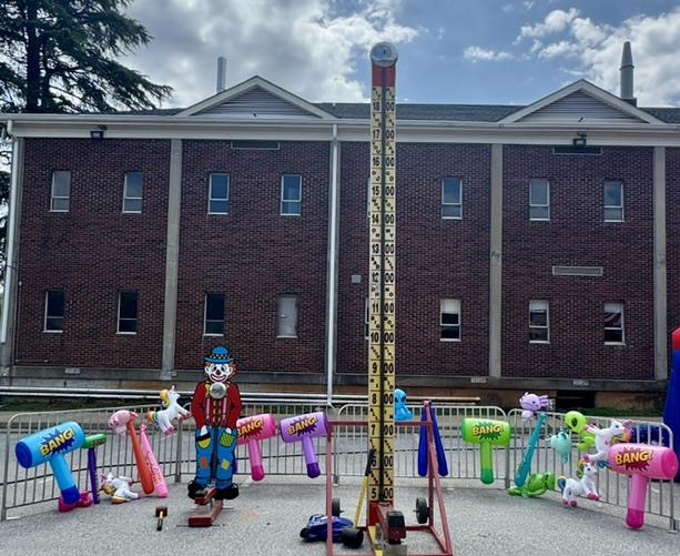 High striker carnival game rental for classic test-your-strength competition