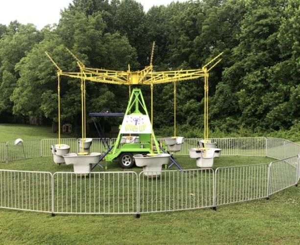 Wind Up teacup-style ride rental for family-friendly carnival events